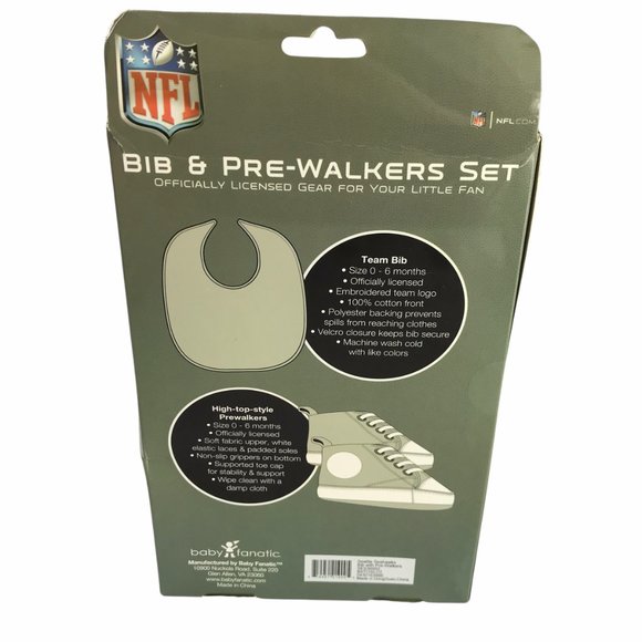 Baby Fanatic Bib with Pre-Walker, Seattle Seahawks - Picture 9 of 9